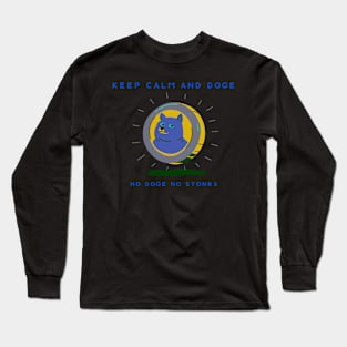 Keep Calm & Dogecoin 03 Long Sleeve T-Shirt